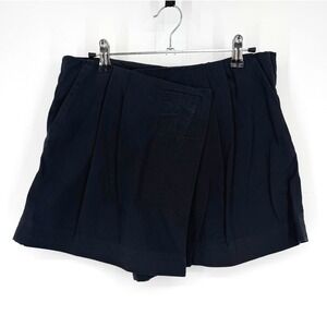 Marc by Marc Jacobs Navy Blue Wrap Front Pleated Skort Shorts Size 6 Y2K